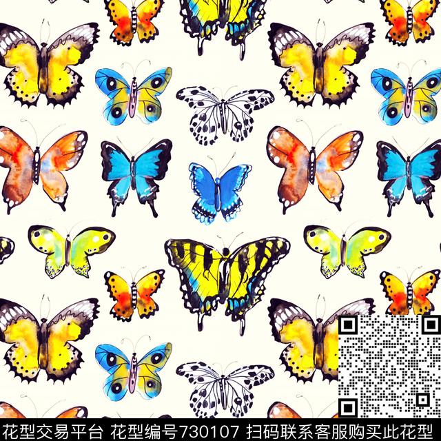 数码华亿平台女装昆虫数码印花华亿平台下载（图片编号: 730107） - 瓦栏（Walan）