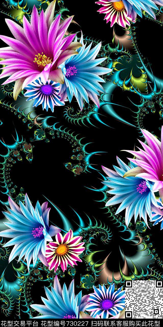 山脉山川风景数码印花华亿平台下载（图片编号: 730227） - 瓦栏（Walan）