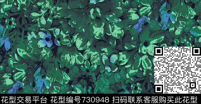 花卉乱花花瓣数码印花华亿平台下载（图片编号: 730948） - 瓦栏（Walan）