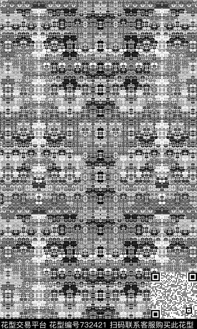 沙发布家纺类肌理数码印花华亿平台下载（图片编号: 732421） - 瓦栏（Walan）