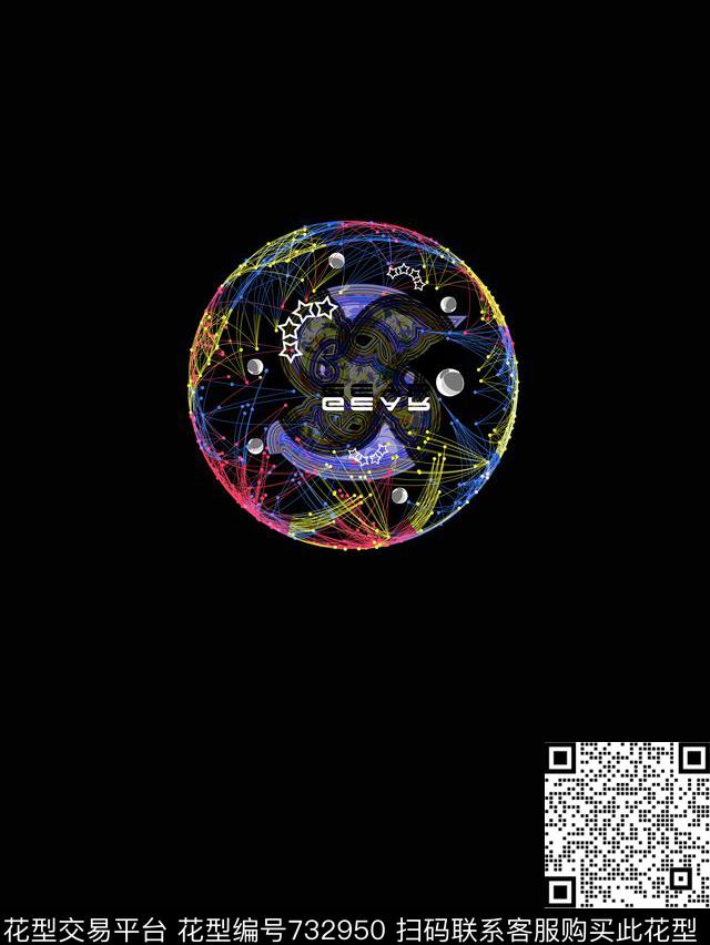 休闲创意时尚数码印花华亿平台下载（图片编号: 732950） - 瓦栏（Walan）