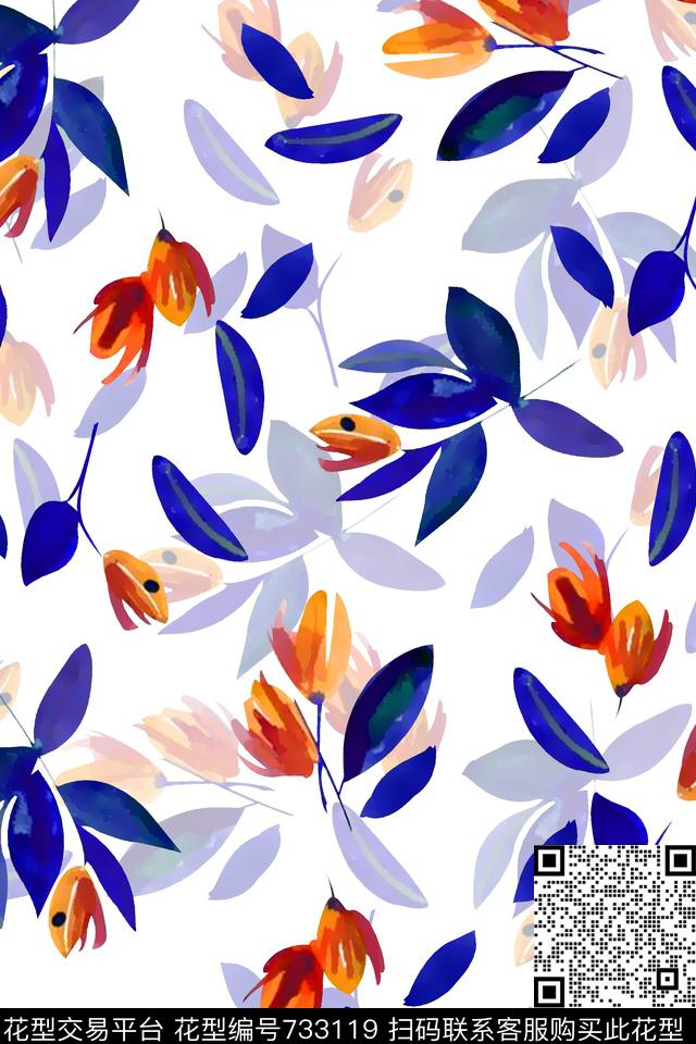小花卉女装华亿平台男装华亿平台数码印花华亿平台下载（图片编号: 733119） - 瓦栏（Walan）