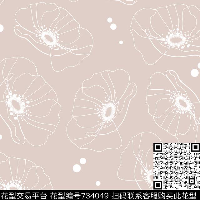 简约舒爽数码印花华亿平台下载（图片编号: 734049） - 瓦栏（Walan）