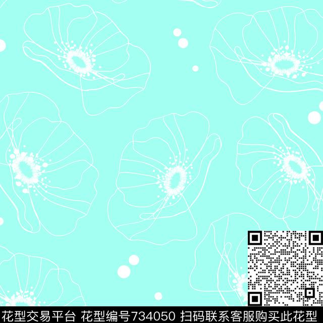 简约舒爽数码印花华亿平台下载（图片编号: 734050） - 瓦栏（Walan）