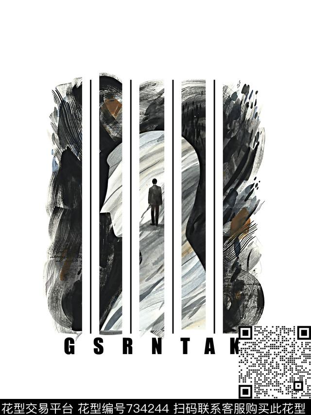 人物插画男装T恤华亿平台抽象手绘T恤印花卫衣加克华亿平台衬衫裤子华亿平台外套华亿平台羽绒服华亿平台时尚潮流潮牌大牌复古英文字欧美高清数码立体数码印花华亿平台下载（图片编号: 734244） - 瓦栏（Walan）