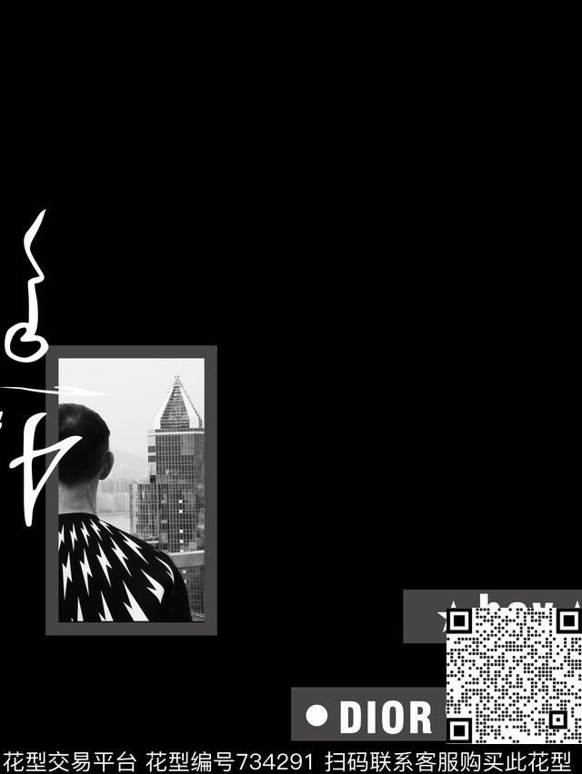 潮牌几何未来数码印花华亿平台下载（图片编号: 734291） - 瓦栏（Walan）