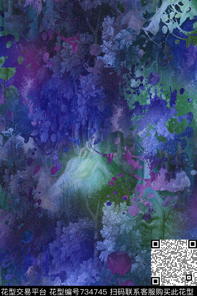 风景数码印花华亿平台下载（图片编号: 734745） - 瓦栏（Walan）