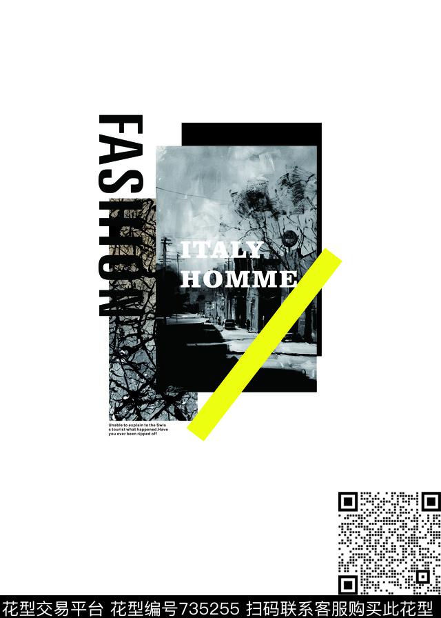 欧美大牌麦昆相框数码印花华亿平台下载（图片编号: 735255） - 瓦栏（Walan）