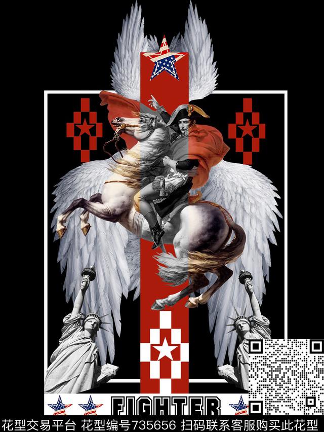 大牌男装印花VIP特区潮牌男装维护和平战斗者数码印花华亿平台下载（图片编号: 735656） - 瓦栏（Walan）