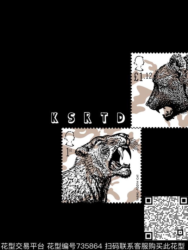 老虎头男装T恤华亿平台抽象手绘T恤印花卫衣加克华亿平台衬衫裤子华亿平台外套华亿平台羽绒服华亿平台时尚潮流潮牌大牌复古英文字欧美高清数码立体传统印花华亿平台下载（图片编号: 735864） - 瓦栏（Walan）