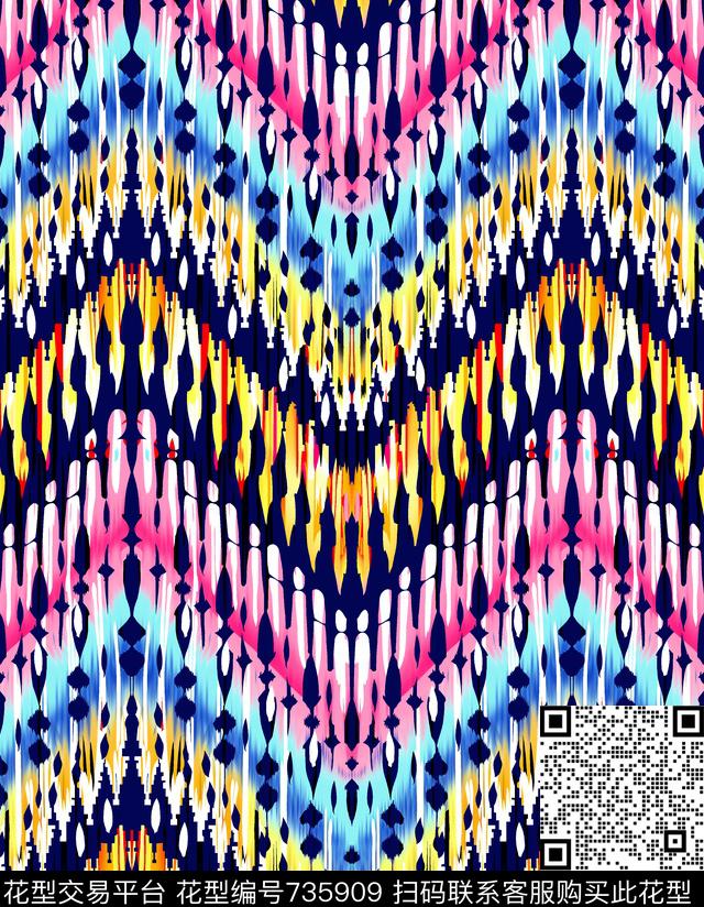 波西米亚民族风中国风传统印花华亿平台下载（图片编号: 735909） - 瓦栏（Walan）