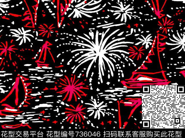 泳装抽象几何传统印花华亿平台下载（图片编号: 736046） - 瓦栏（Walan）