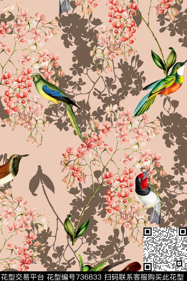 休闲风花卉碎花数码印花华亿平台下载（图片编号: 736833） - 瓦栏（Walan）