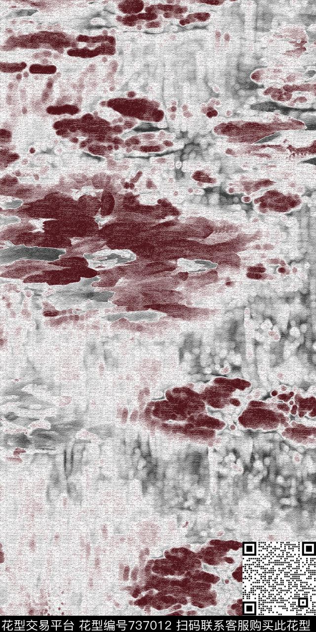 水印抽象肌理数码印花华亿平台下载（图片编号: 737012） - 瓦栏（Walan）