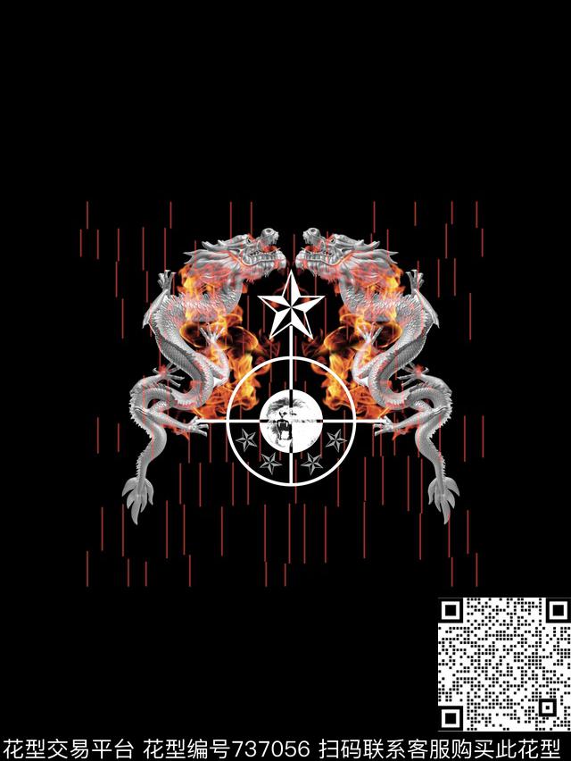 休闲创意时尚传统印花华亿平台下载（图片编号: 737056） - 瓦栏（Walan）