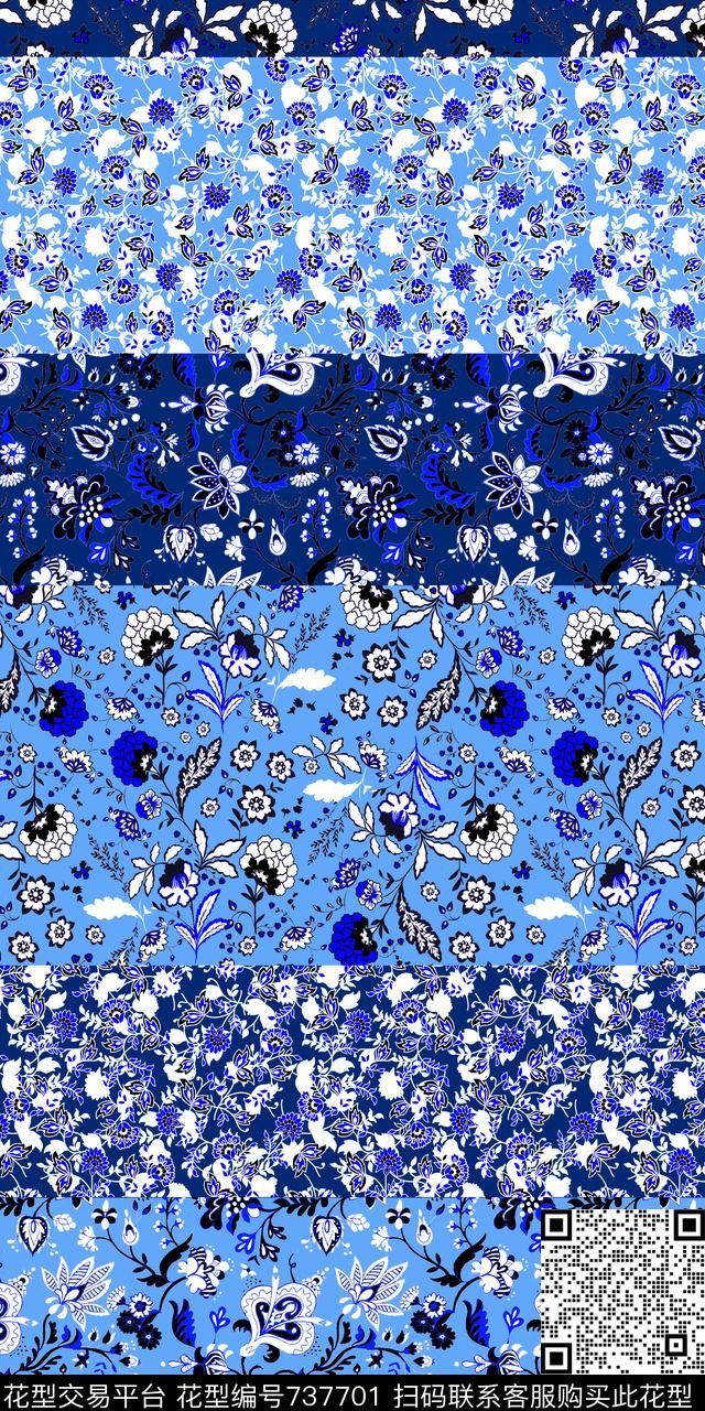 时尚大方民族风传统印花华亿平台下载（图片编号: 737701） - 瓦栏（Walan）