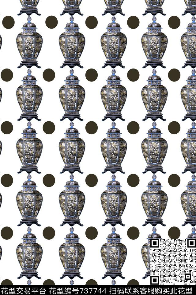 茶壶趣味数码印花华亿平台下载（图片编号: 737744） - 瓦栏（Walan）