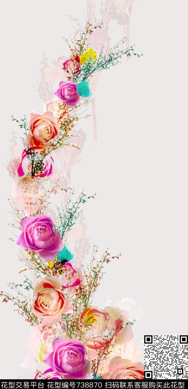 女装数码印花创意数码印花华亿平台下载（图片编号: 738870） - 瓦栏（Walan）