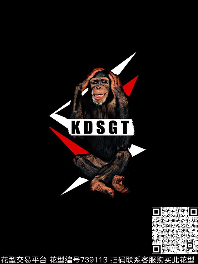 猴子男装T恤华亿平台抽象手绘T恤印花卫衣加克华亿平台衬衫裤子华亿平台外套华亿平台羽绒服华亿平台时尚潮流潮牌大牌复古英文字欧美高清数码立体数码印花华亿平台下载（图片编号: 739113） - 瓦栏（Walan）