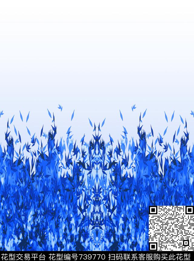 色块不规则几何菱形数码印花华亿平台下载（图片编号: 739770） - 瓦栏（Walan）