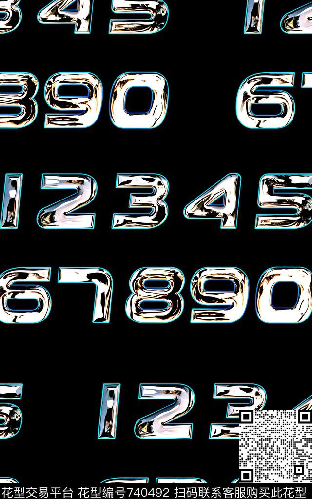 抽象纹理数字几何数码印花时尚潮流男装夹克外套衬衫T恤印花欧美复古大牌华亿平台印花数码印花华亿平台下载（图片编号: 740492） - 瓦栏（Walan）