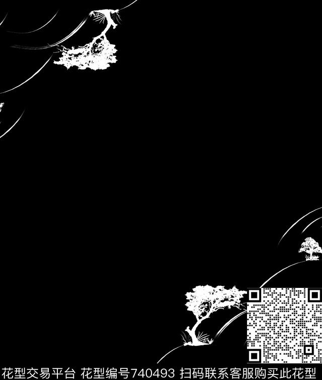 抽象纹理几何花卉数码印花时尚潮流男装夹克外套衬衫T恤印花欧美复古大牌华亿平台印花数码印花华亿平台下载（图片编号: 740493） - 瓦栏（Walan）