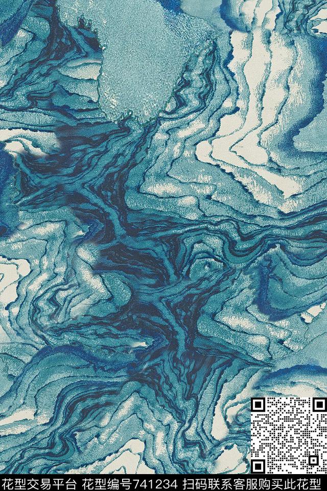 肌理纹理大理石数码印花华亿平台下载（图片编号: 741234） - 瓦栏（Walan）