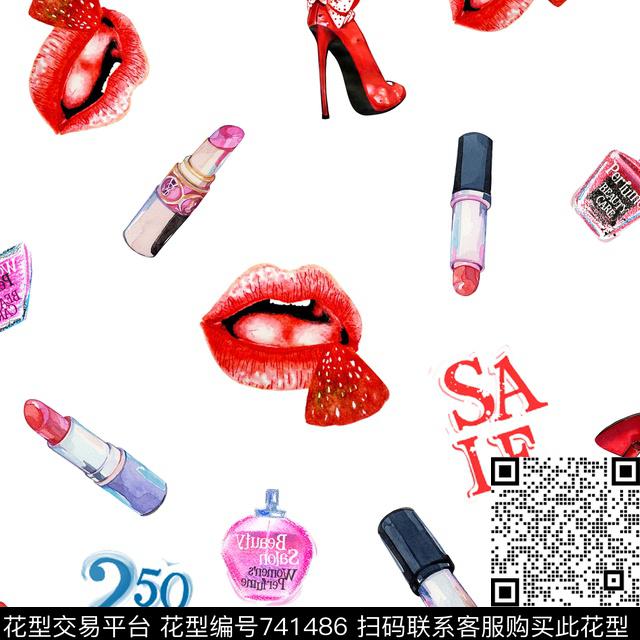 休闲风此华亿平台为1/2跳接高跟鞋数码印花华亿平台下载（图片编号: 741486） - 瓦栏（Walan）