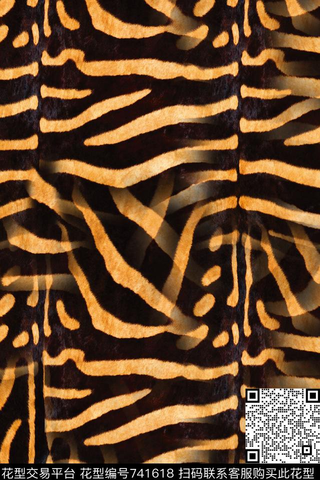 抽象数码印花华亿平台下载（图片编号: 741618） - 瓦栏（Walan）