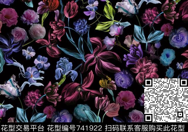 英伦创意女装数码印花华亿平台下载（图片编号: 741922） - 瓦栏（Walan）