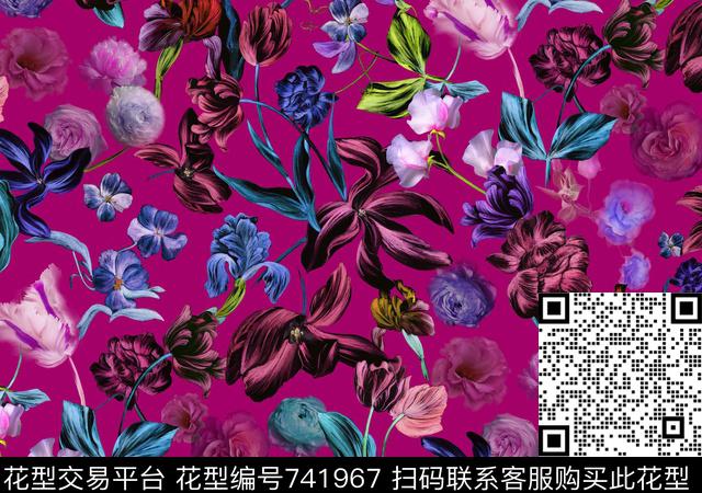 英伦创意女装数码印花华亿平台下载（图片编号: 741967） - 瓦栏（Walan）