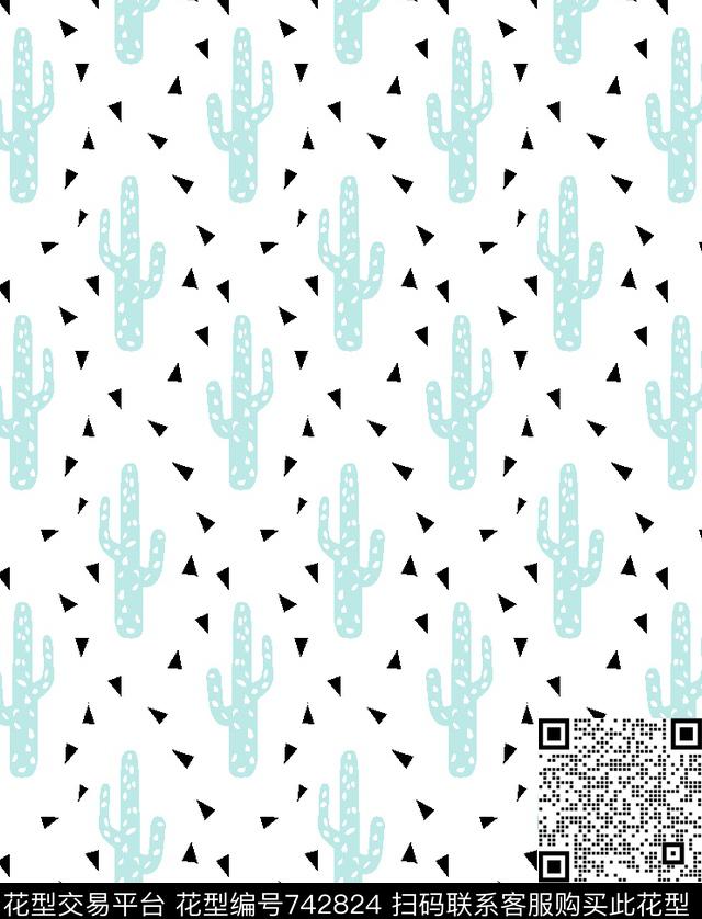 可爱婴幼传统花形婴童传统印花华亿平台下载（图片编号: 742824） - 瓦栏（Walan）