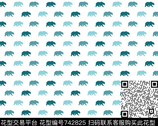 可爱婴幼传统花形婴童传统印花华亿平台下载（图片编号: 742825） - 瓦栏（Walan）