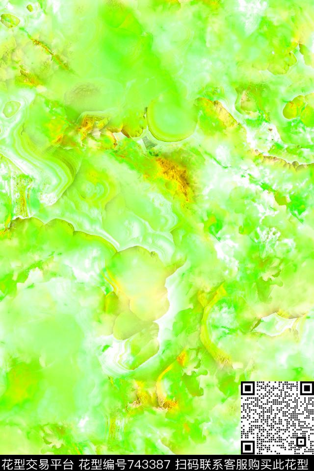 水润大理石彩色大理石天然大理石数码印花华亿平台下载（图片编号: 743387） - 瓦栏（Walan）