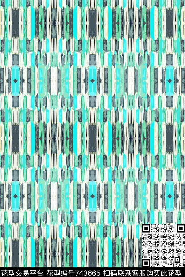 色块不规则几何几何图案数码印花华亿平台下载（图片编号: 743665） - 瓦栏（Walan）