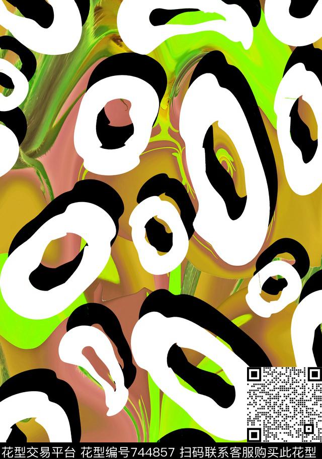 迷彩元素迷彩风格写意图案数码印花华亿平台下载（图片编号: 744857） - 瓦栏（Walan）