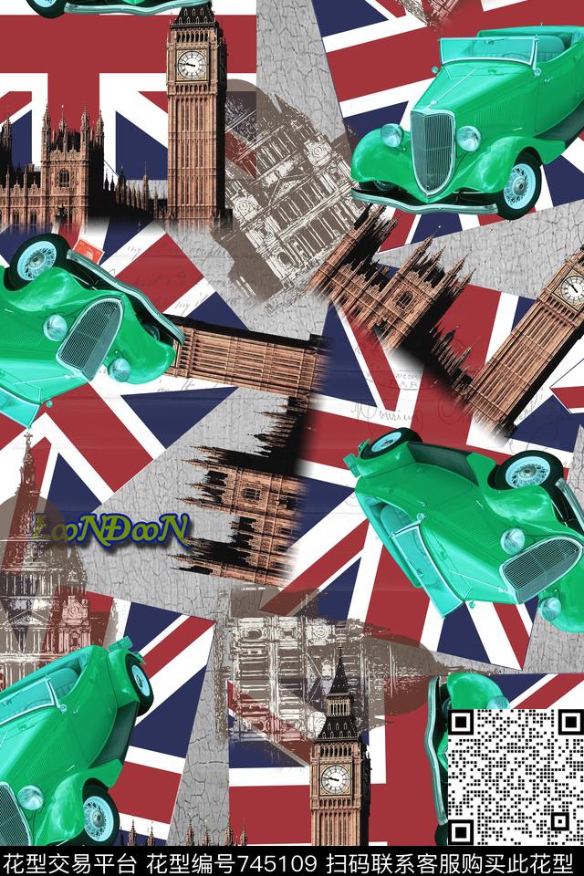 汽车国旗美国国旗背景数码印花华亿平台下载（图片编号: 745109） - 瓦栏（Walan）