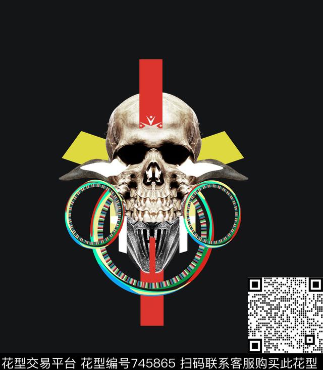 菱形圆形圆圈数码印花华亿平台下载（图片编号: 745865） - 瓦栏（Walan）