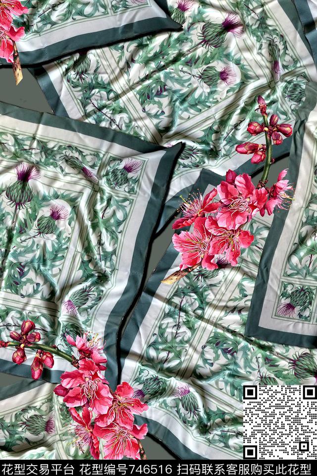 休闲几何拼接数码印花华亿平台下载（图片编号: 746516） - 瓦栏（Walan）