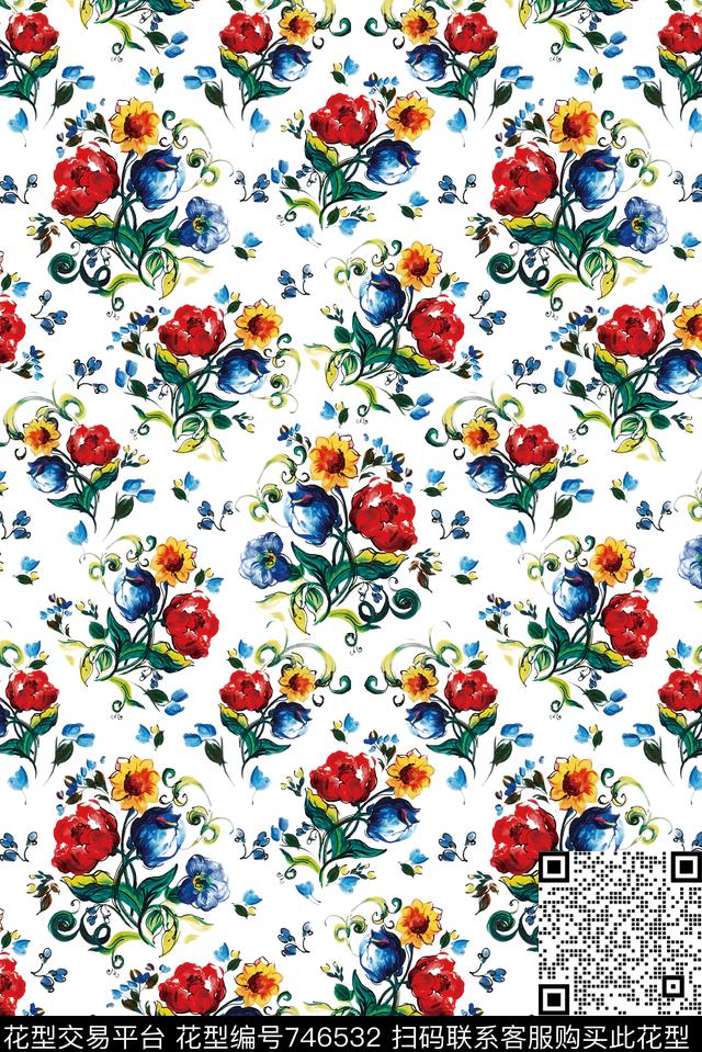 D&G大牌时尚数码印花华亿平台下载（图片编号: 746532） - 瓦栏（Walan）