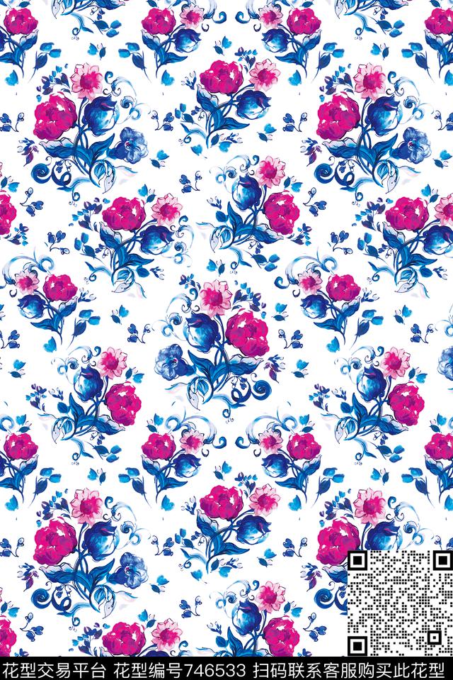 D&G大牌时尚数码印花华亿平台下载（图片编号: 746533） - 瓦栏（Walan）