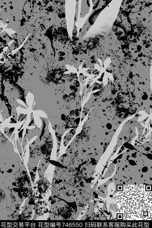 花朵个性花朵中国风传统印花华亿平台下载（图片编号: 746550） - 瓦栏（Walan）