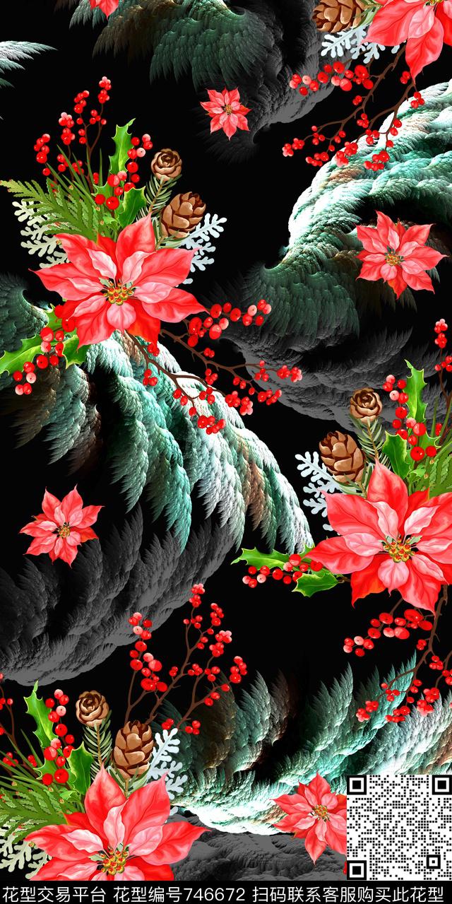 水彩数码水墨数码印花华亿平台下载（图片编号: 746672） - 瓦栏（Walan）