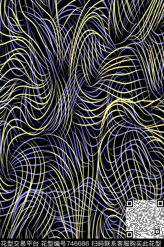 动物纹几何四方连续数码印花华亿平台下载（图片编号: 746686） - 瓦栏（Walan）