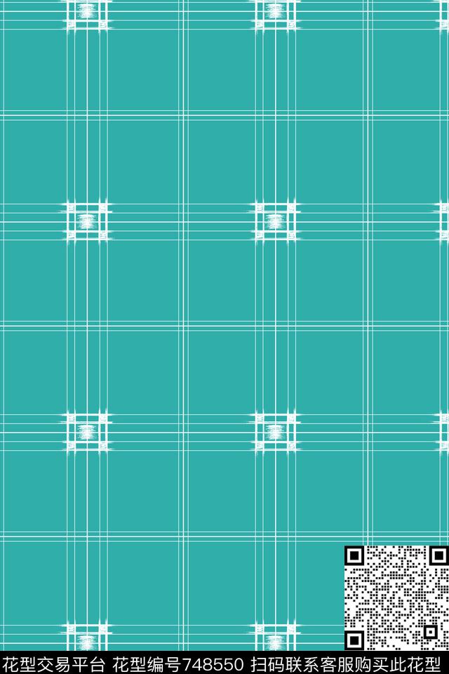 男装格子传统印花华亿平台下载（图片编号: 748550） - 瓦栏（Walan）