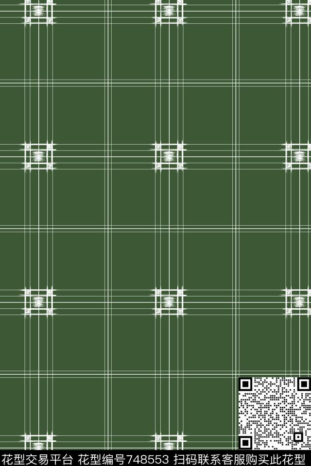 男装格子传统印花华亿平台下载（图片编号: 748553） - 瓦栏（Walan）