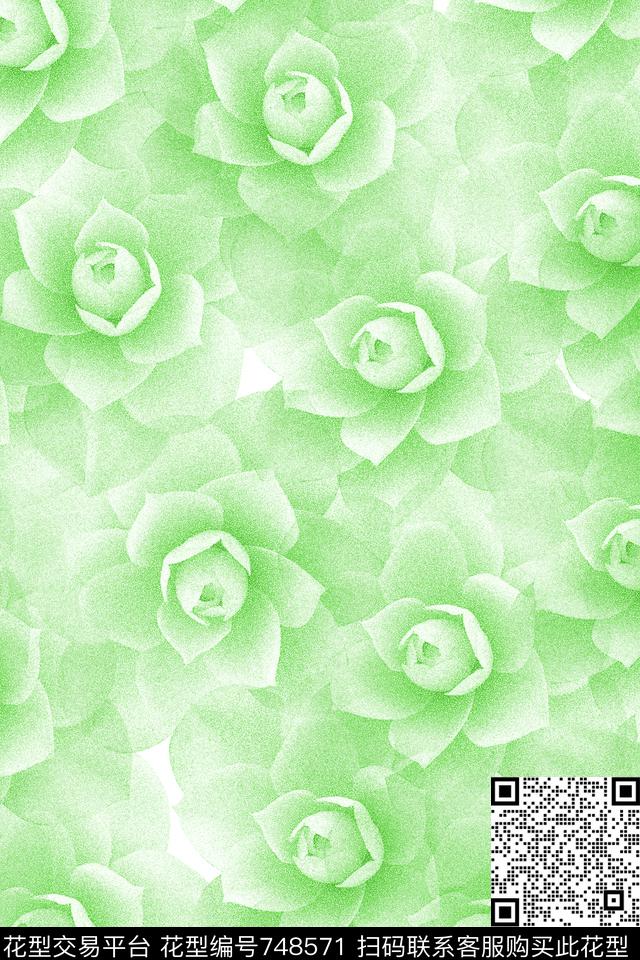 荷花传统印花华亿平台下载（图片编号: 748571） - 瓦栏（Walan）