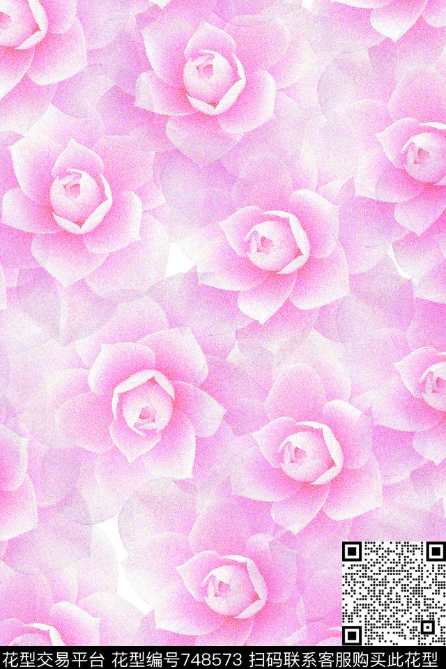 荷花传统印花华亿平台下载（图片编号: 748573） - 瓦栏（Walan）