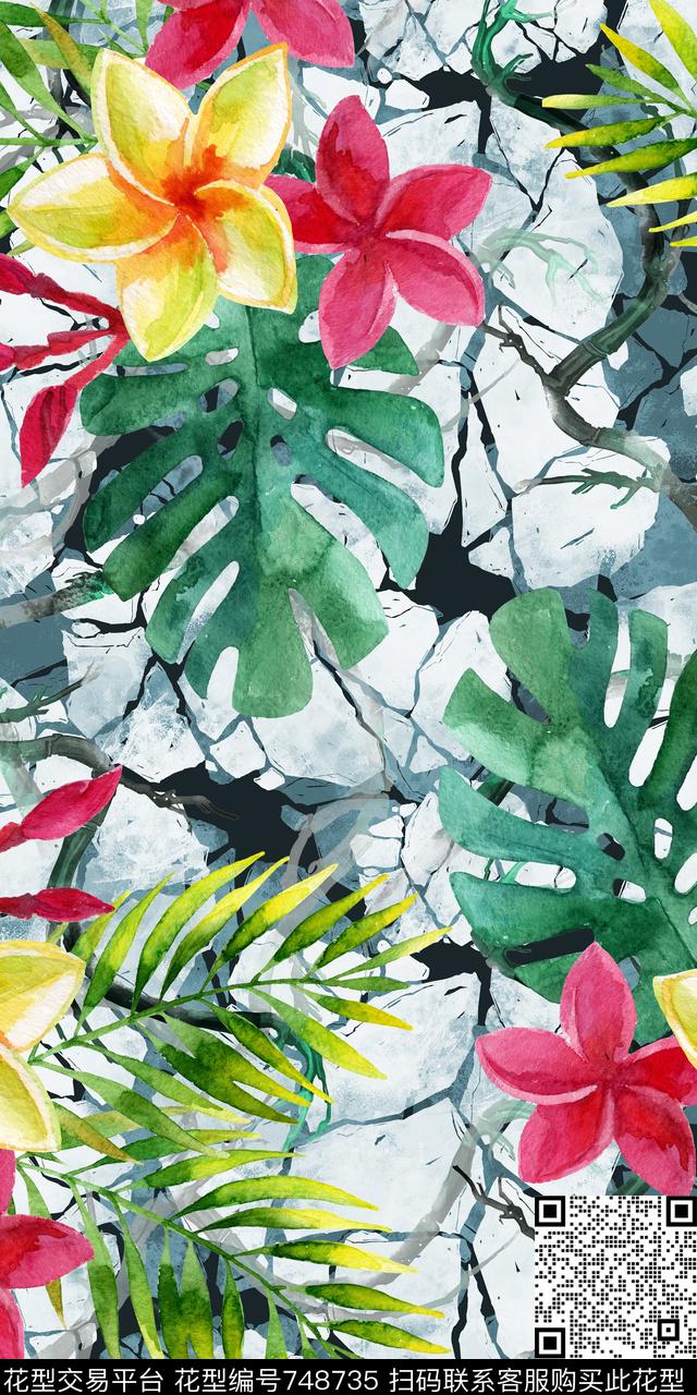 绝处逢生热带数码印花华亿平台下载（图片编号: 748735） - 瓦栏（Walan）