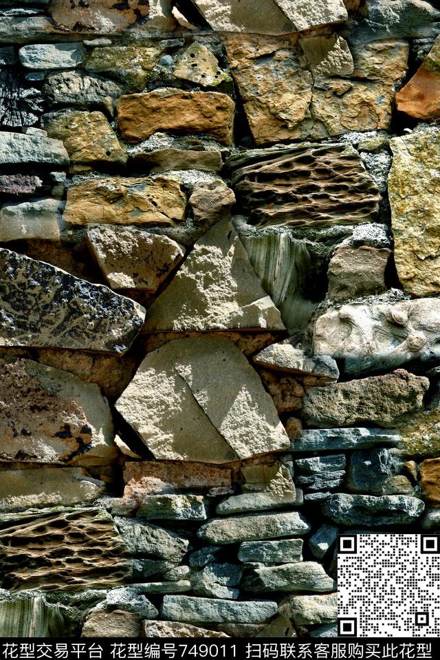 抽象几何拼接数码印花华亿平台下载（图片编号: 749011） - 瓦栏（Walan）